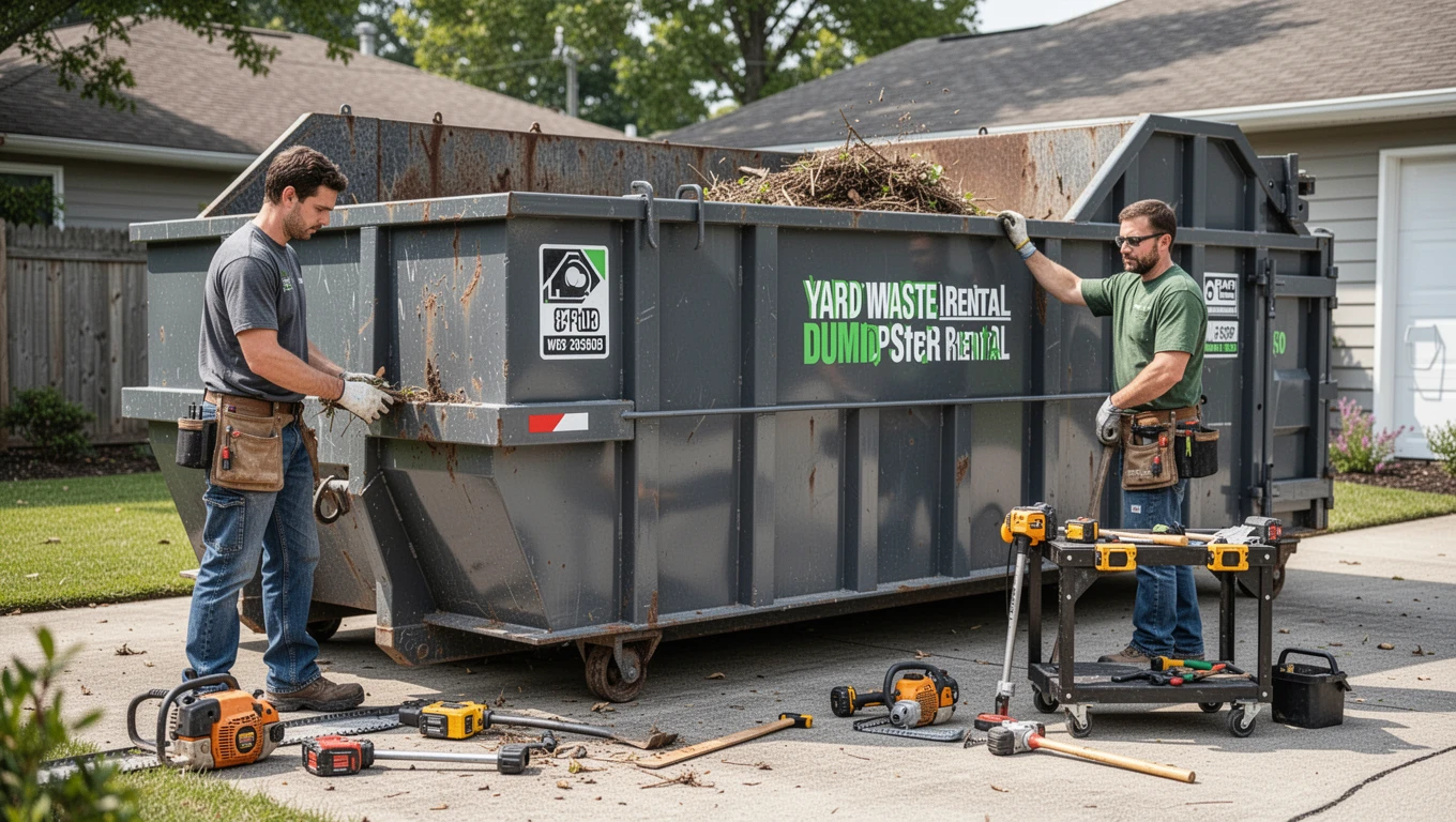 Yard Waste Dumpster Rental