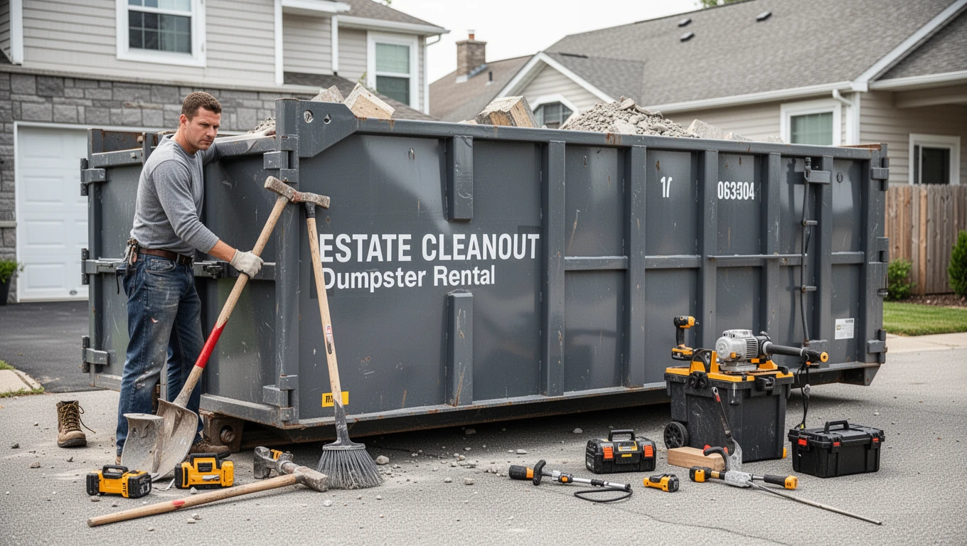Estate Cleanout Dumpster Rental